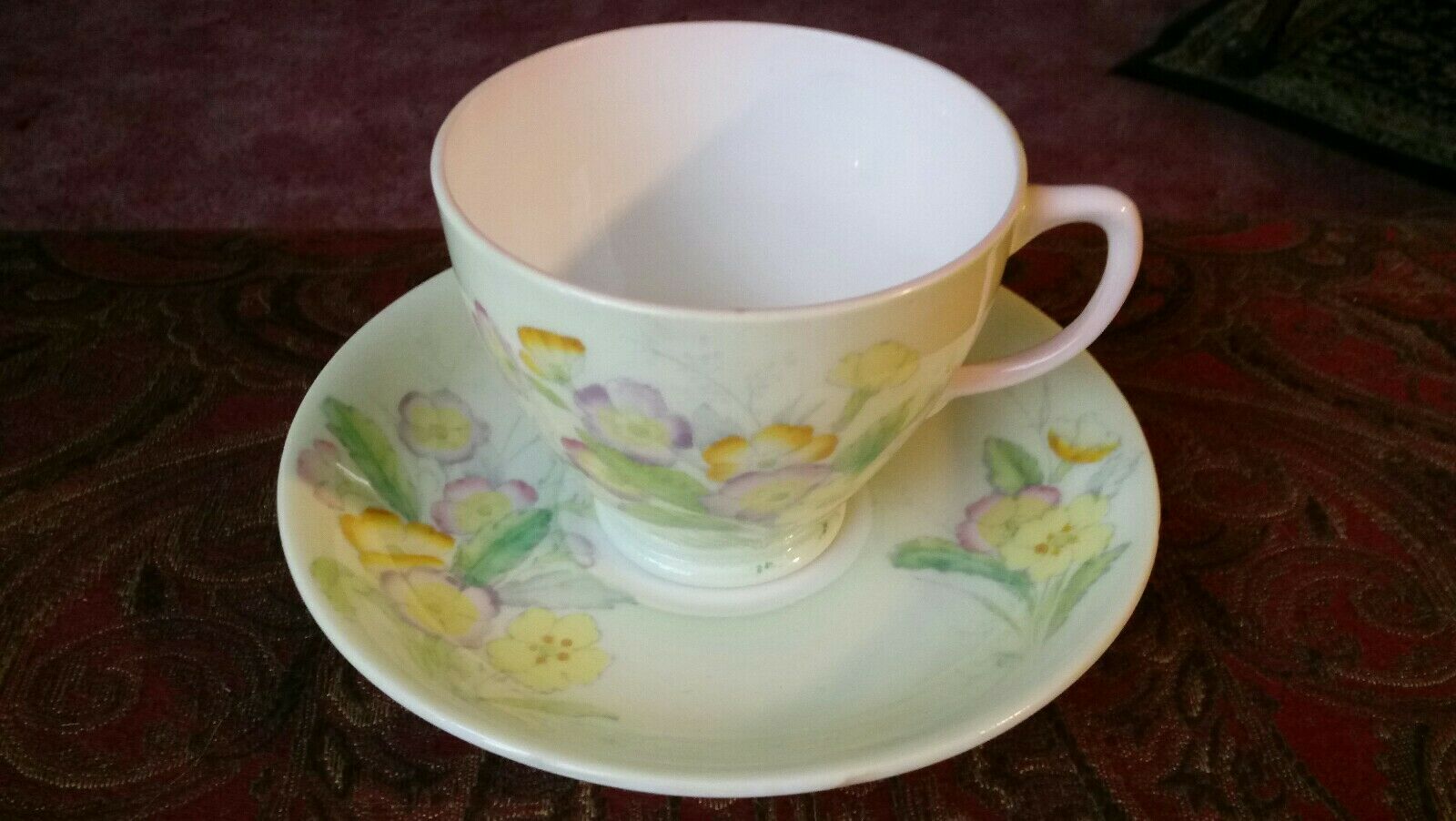 Old Royal China Floral Tea Cup And Saucer