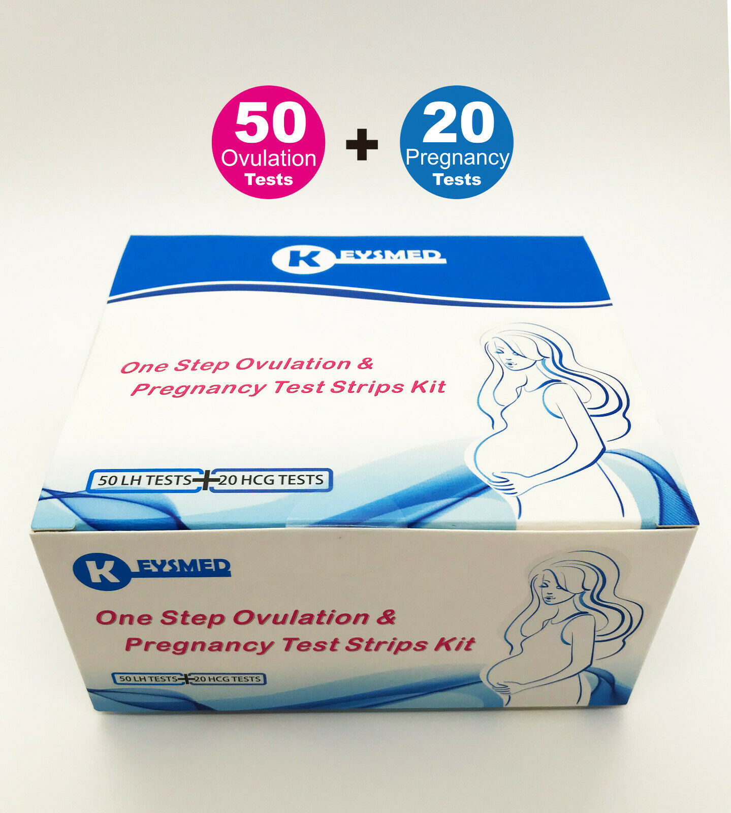 (50lh+20hcg)50 Ovulation And 20 Pregnancy Test Strips Predictor Kit Usa Seller